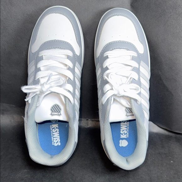 K-Swiss KSSM32Y Low Sneakers – Gray/White – Women’s Size 6 - Picture 8 of 9